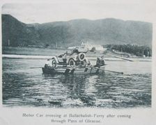 Motor Car Crossing at Ballachulish Ferry.