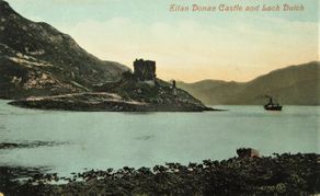JV Eilean Donan Castle, and Loch Duich.