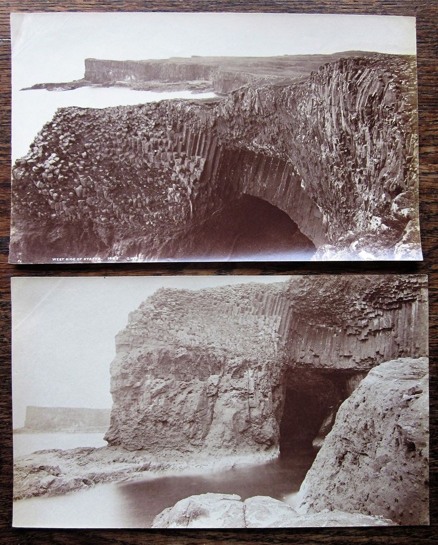Two images by George Washington Wilson, the upper one titled 