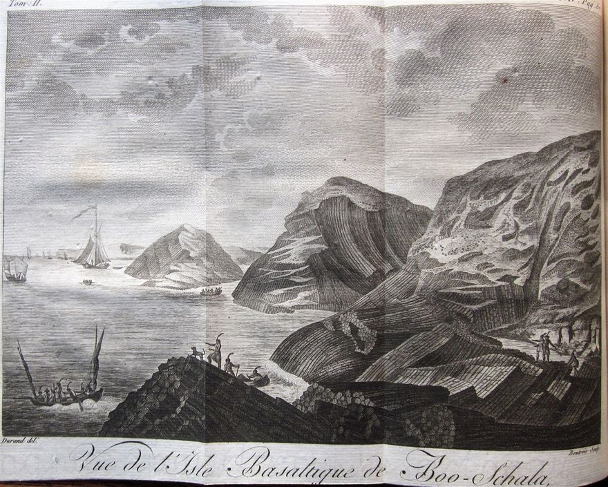 View of the Basaltic Island of Boo-Schala, Adjoining to Staffa.