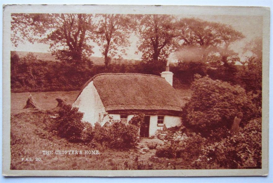 The Crofter's Home. A Lilywhite series postcard.