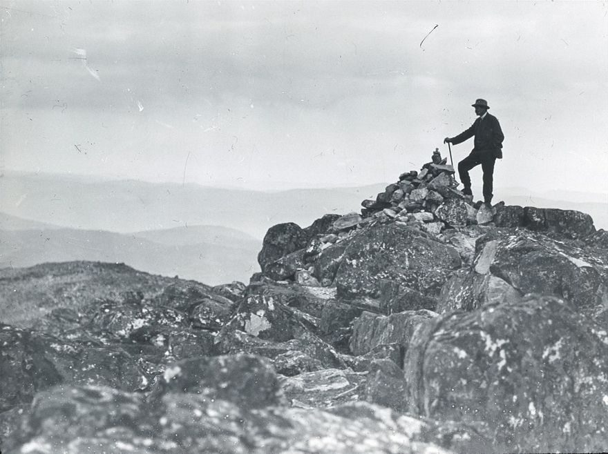 The Summit of Schiehallion. From a glass negative, photograph possibly by Howie.