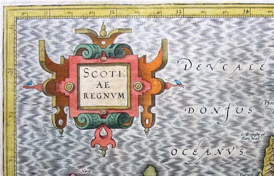 Scotiae Regnum, by Gerard Mercator, 1595.