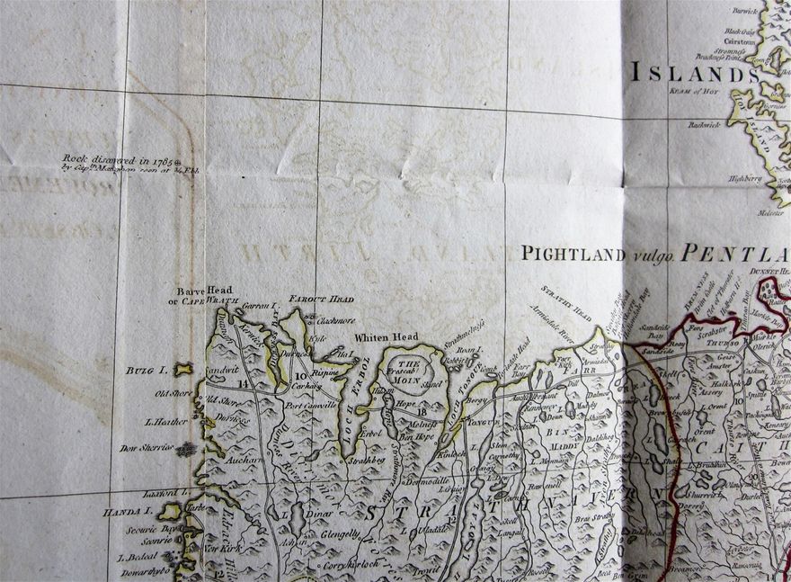 Detail from Lt. Campbell's 1795 New and Correct Map of Scotland.