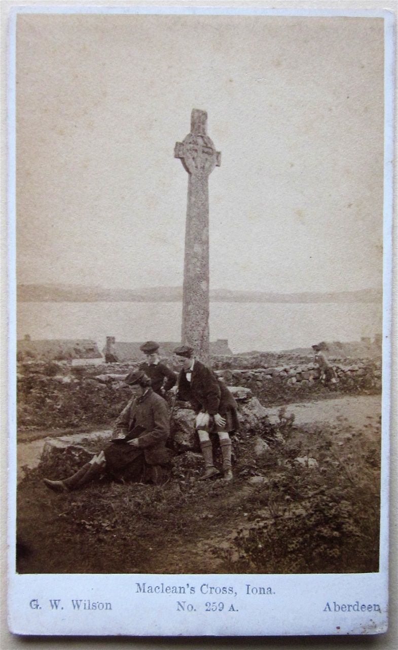 Maclean's Cross, Iona, by G.W. Wilson, Aberdeen.