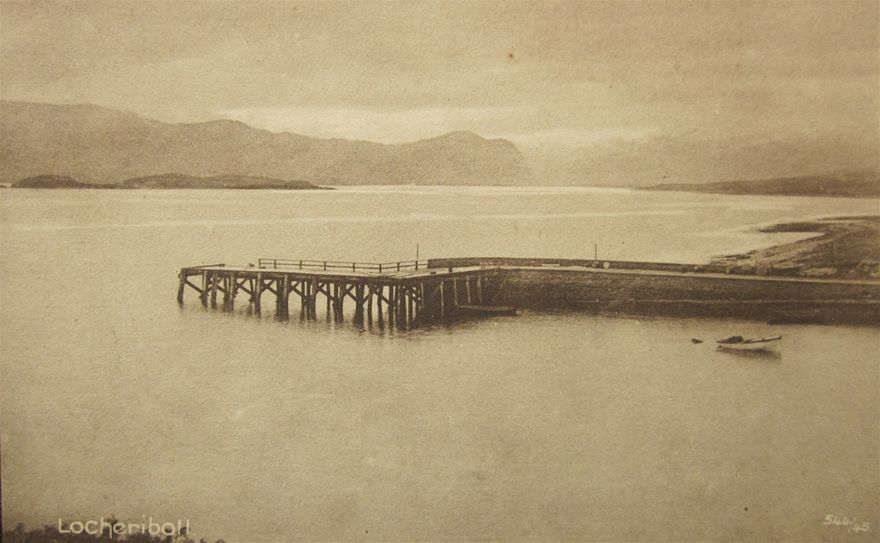This was the pier on the western shore of the loch, at Portnancon.