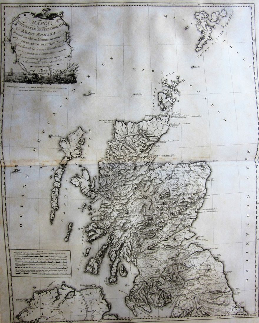 The map of Scotland, from Roy's 