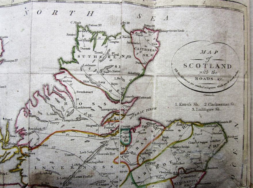 Detail of the map supplied with Robert Heron's 