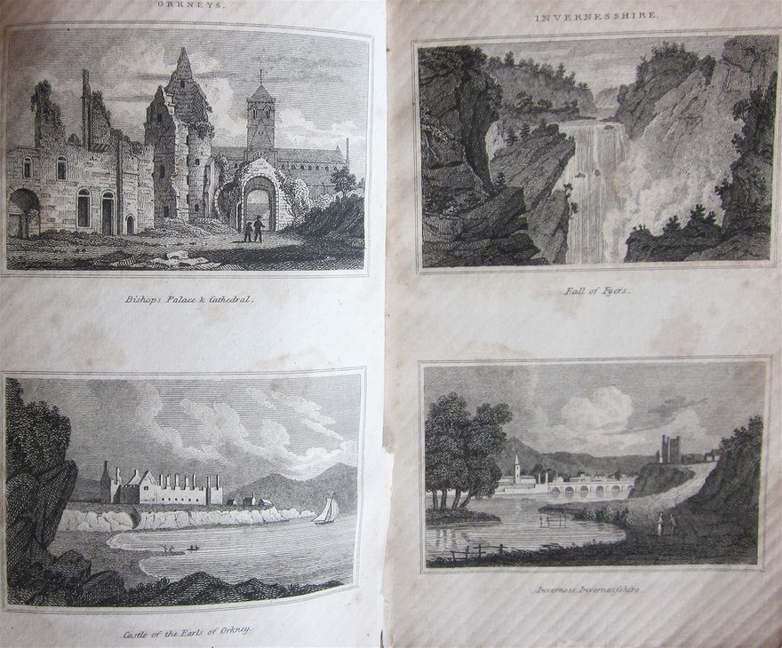 The four small vignettes found in Cooke's Description of the Northern Division, two of them  Orkney scenes, and the others Inverness, and the Fall of Foyers.