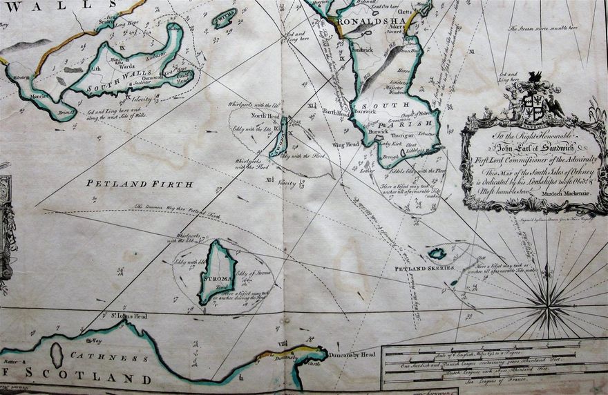 Detail from the first map in Murdoch Mackenzie's 