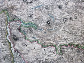 Detail from Arrowsmith's 1807 Map of Scotland, with Loch Katherine clearly displayed. I suspect this would have been the map that MacCulloch would have turned to on his tours in the early 19th century.
