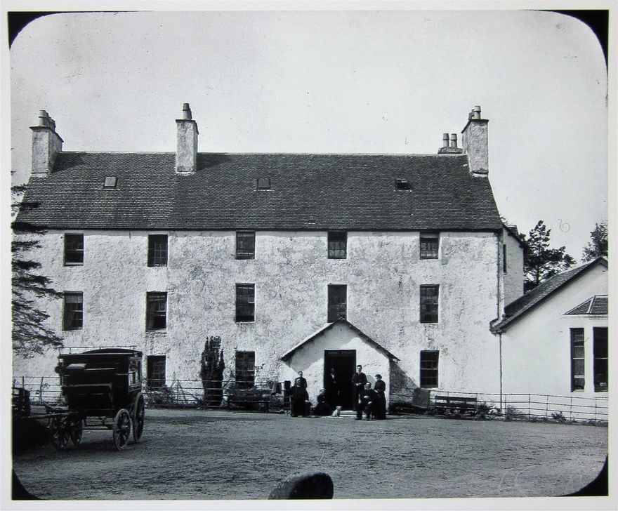 A fine 19th century photograph of the inn at Dalmally. Possibly the one Faujas St Fond reached after a 'melancholy' journey from Inveraray in 1784. He was impressed by its 