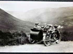 Touring the Highlands by motorbike....